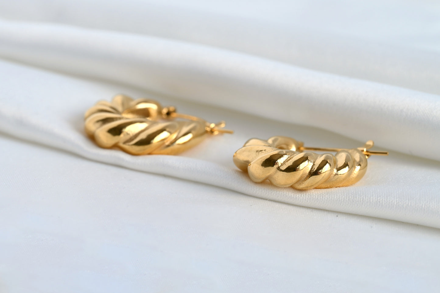 Chunky Croissant Hoops