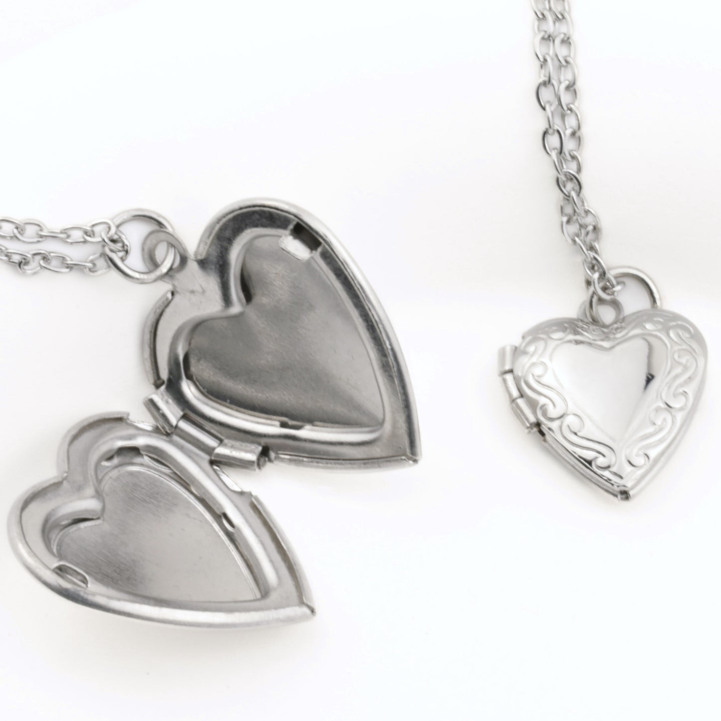 Heart Locket Pendant Necklace