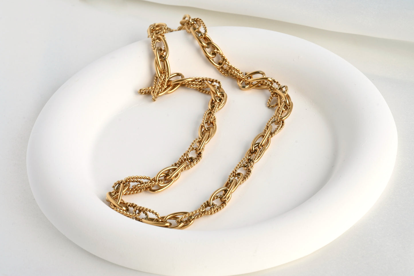Oval Link Chain Necklace