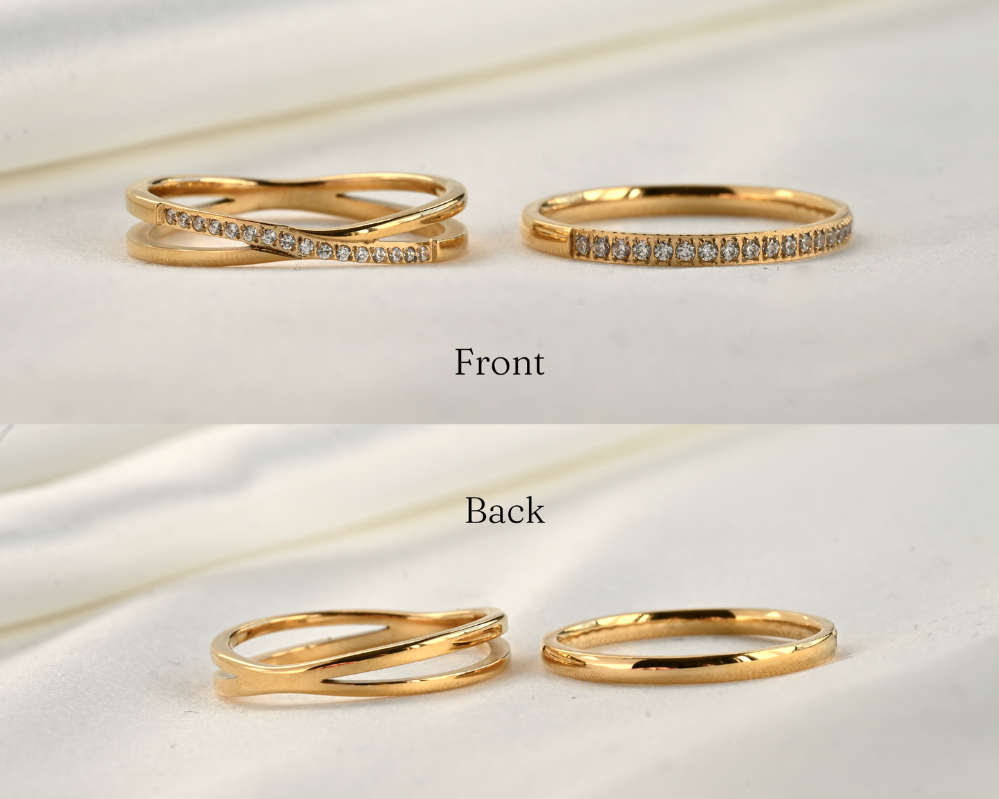 Diamond Stacker Ring Set