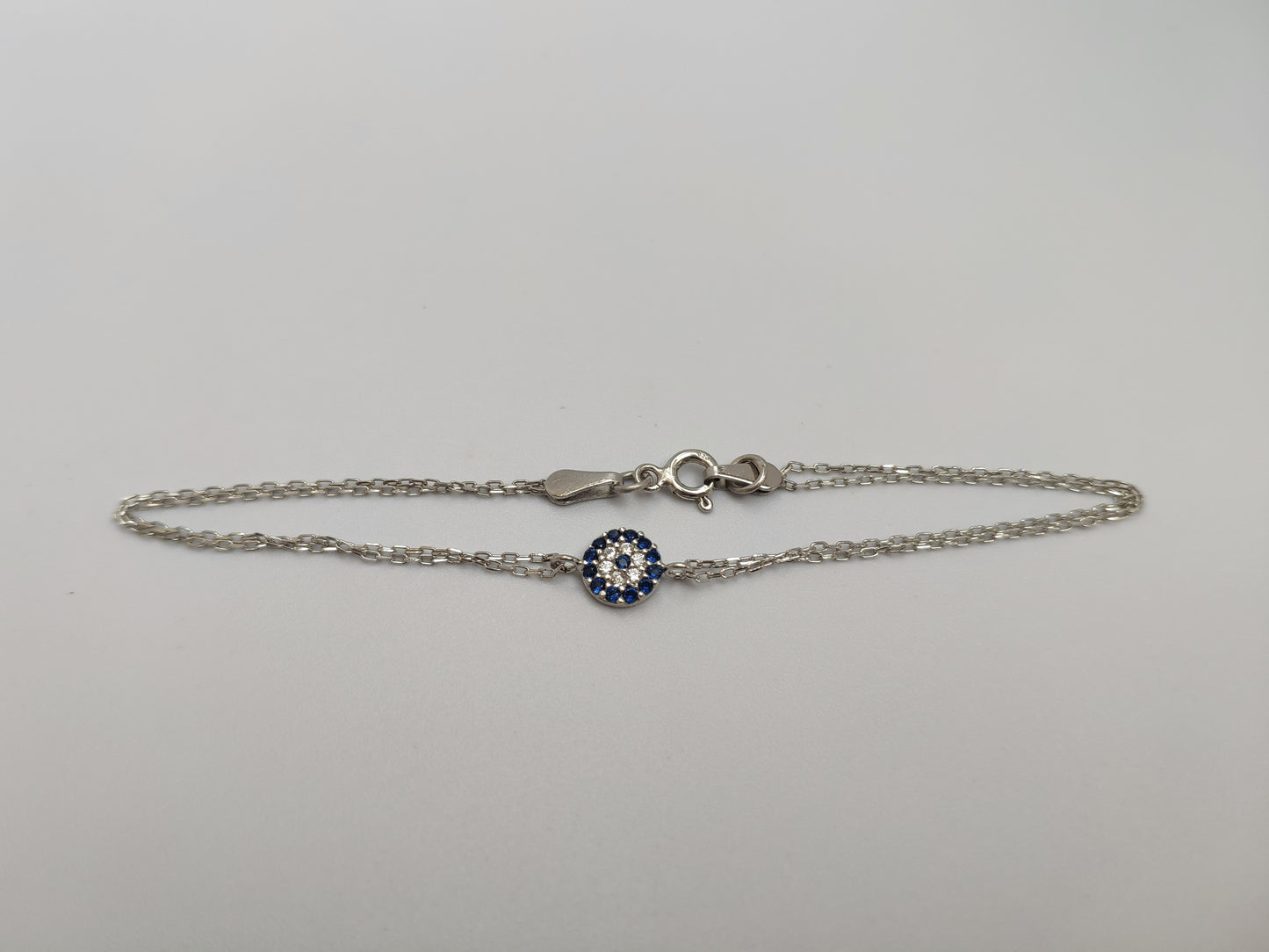 Duo Chain Evil Eye Bracelet