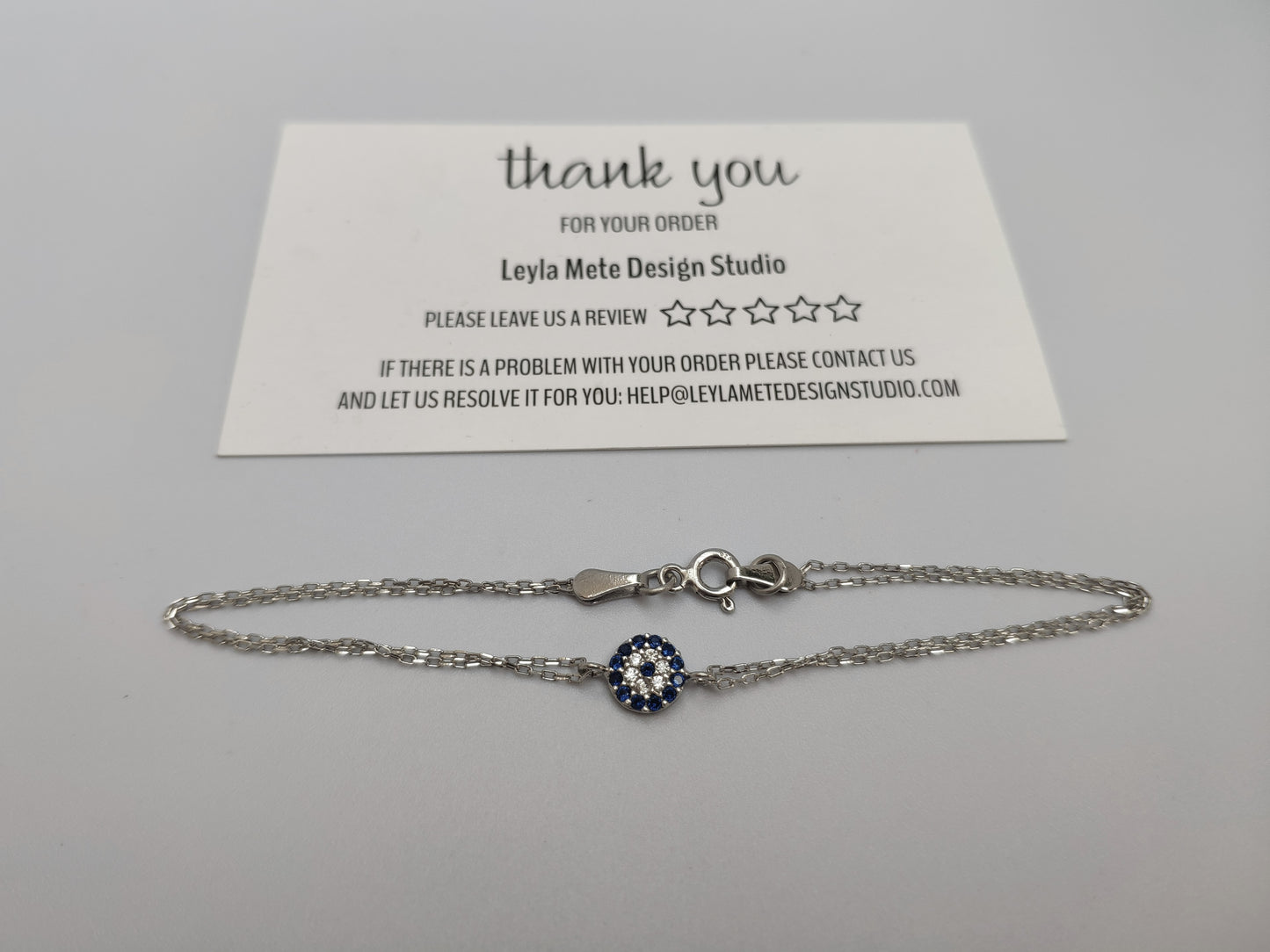 Duo Chain Evil Eye Bracelet