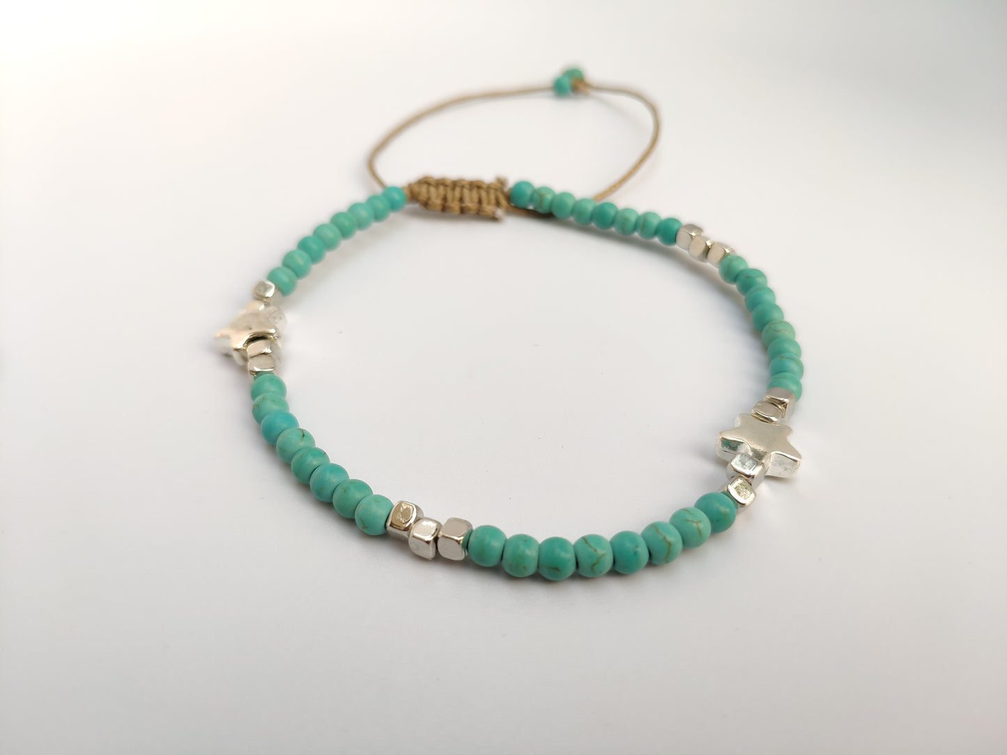 Turquoise Star Anklet