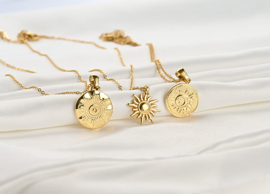 Vintage Sun Necklace