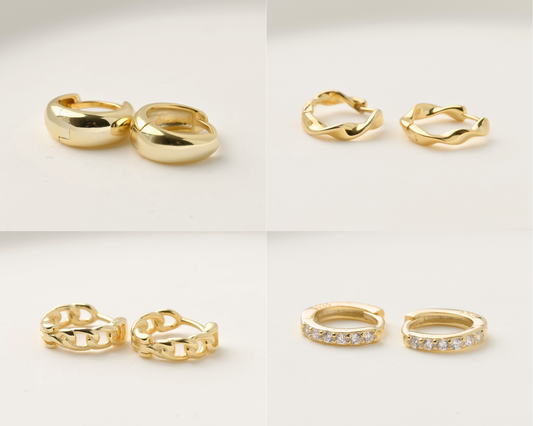 Small Huggie Earrings