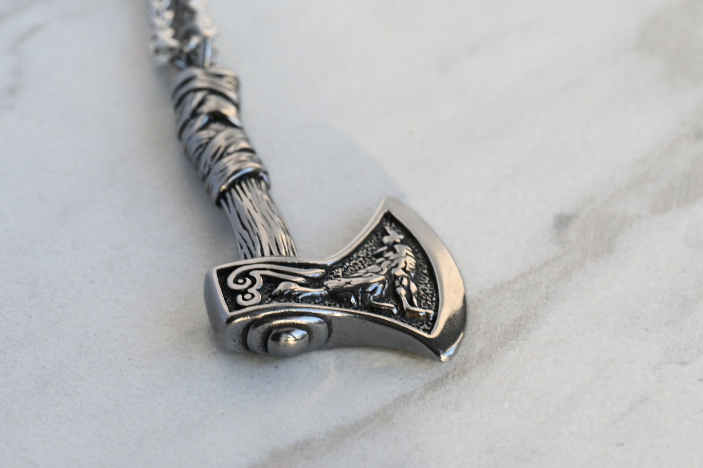 Men's Viking Axe Necklace