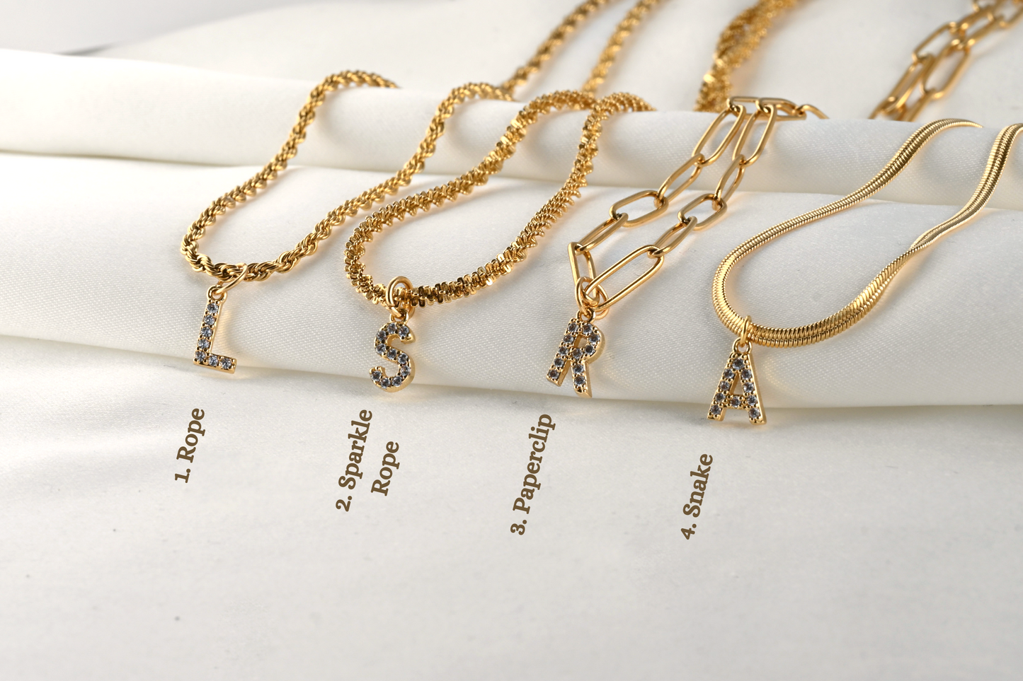 Diamond Initial Necklace