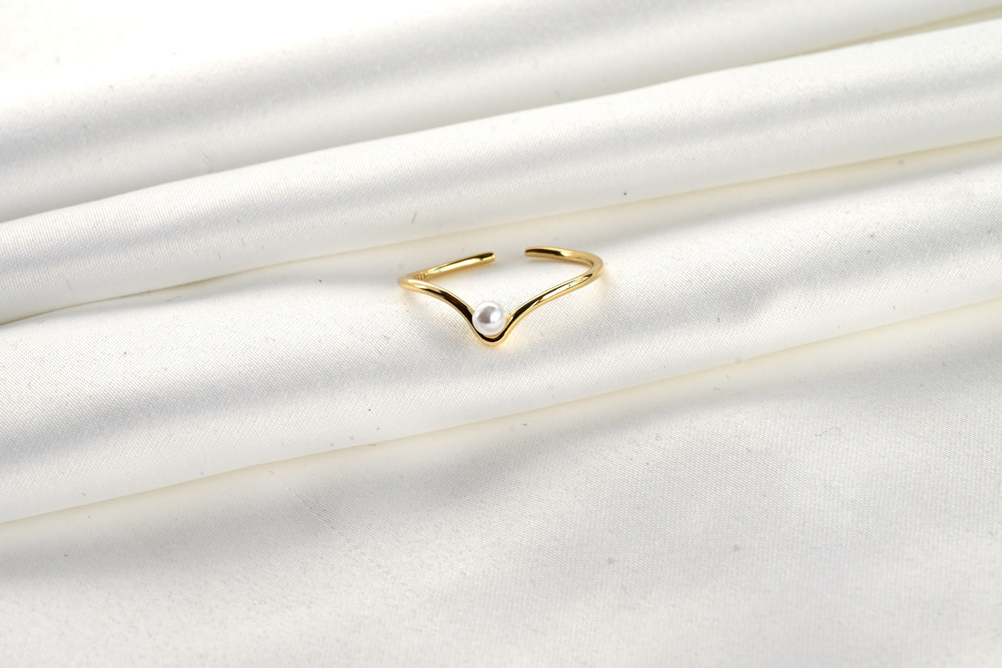 Open Pearl Ring