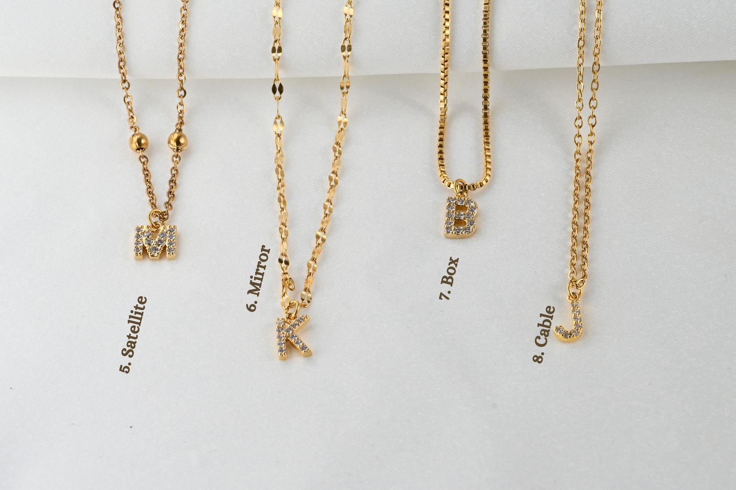 Diamond Initial Necklace