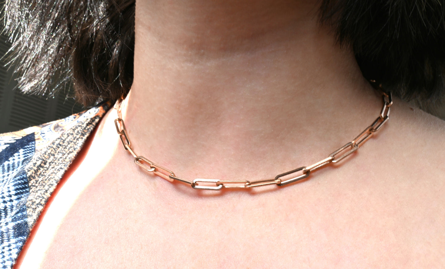 Bold Paperclip Necklace