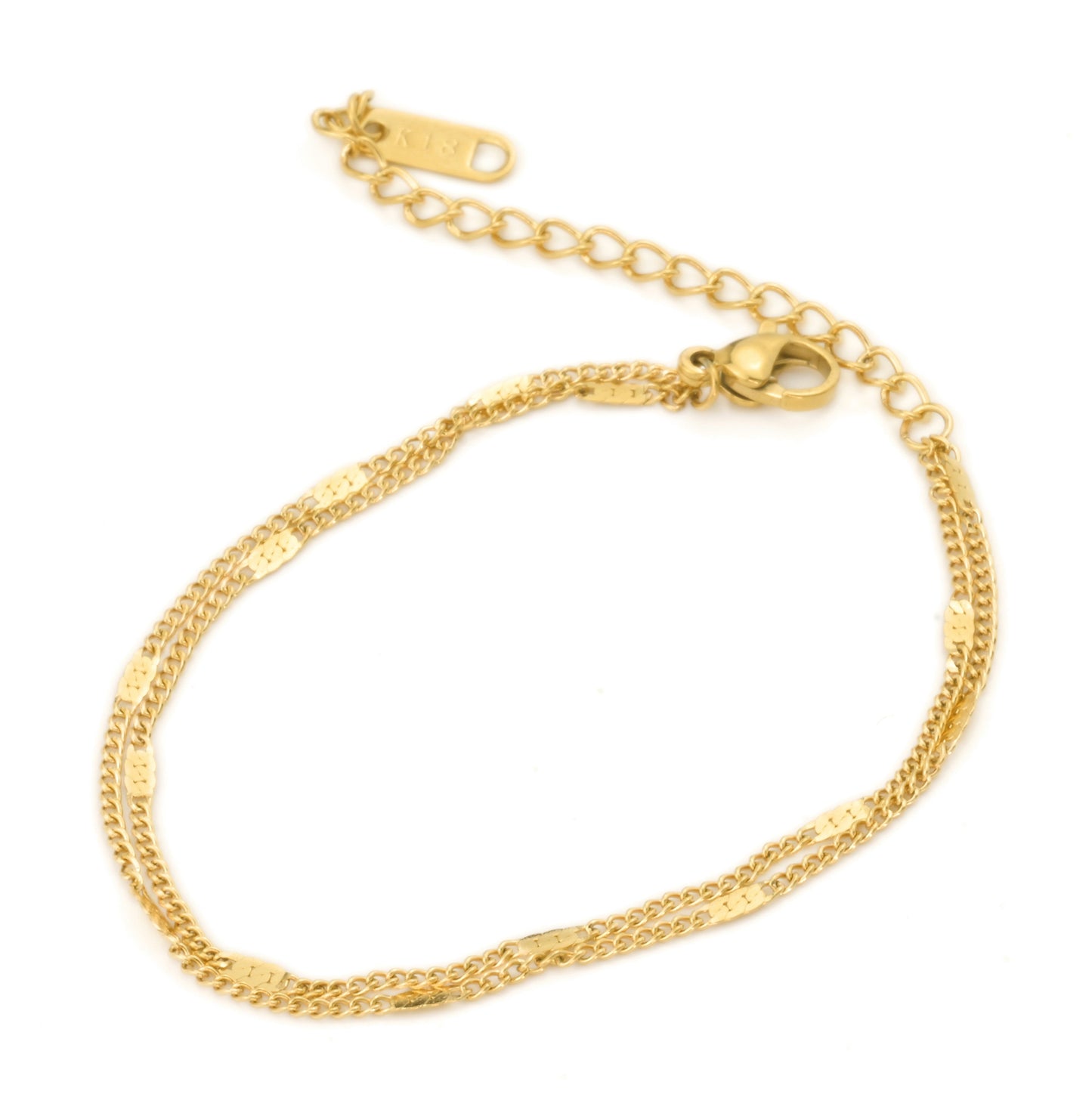 Sequin Curb Bracelet