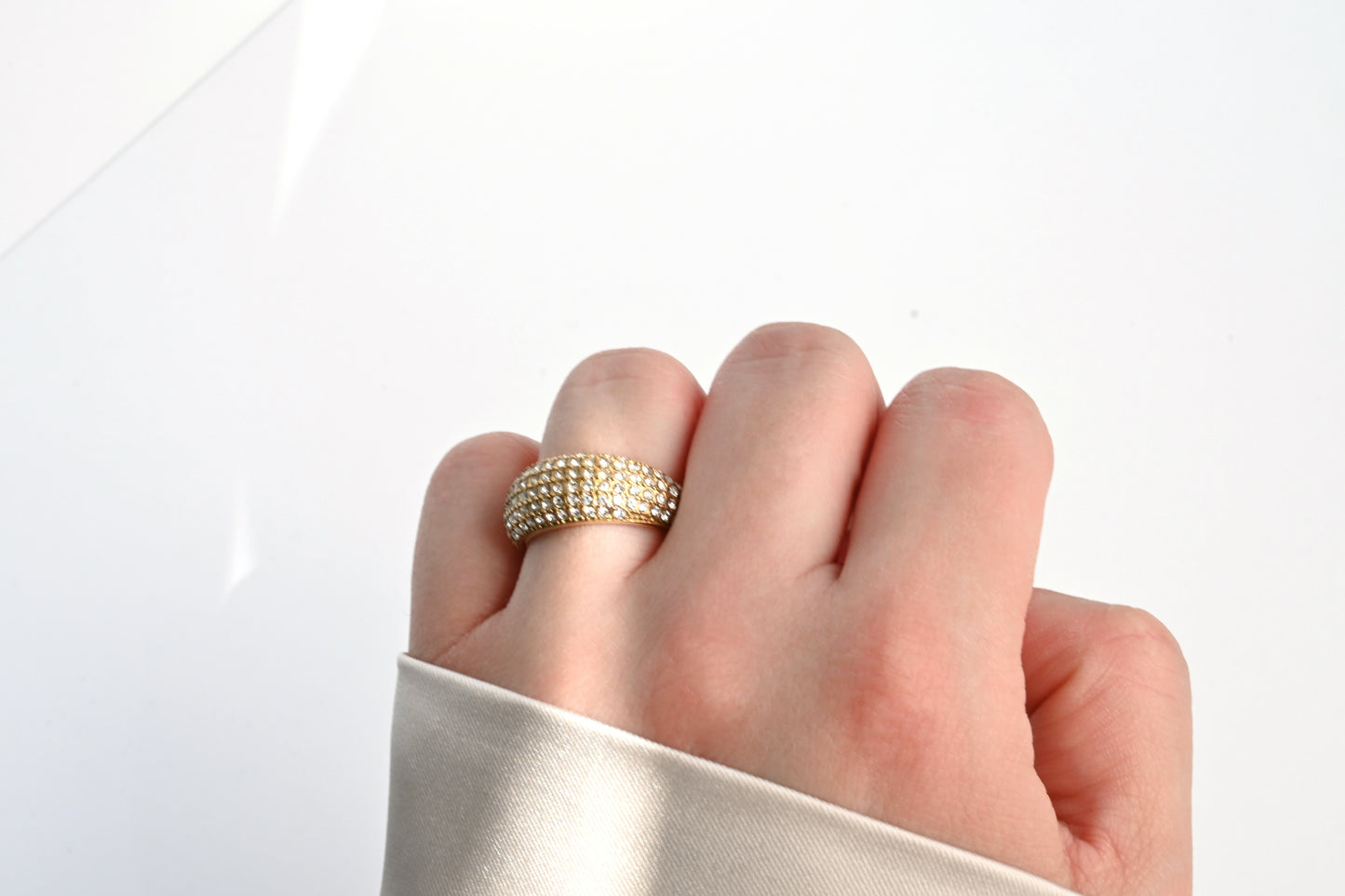 Pave Diamond Dome Ring