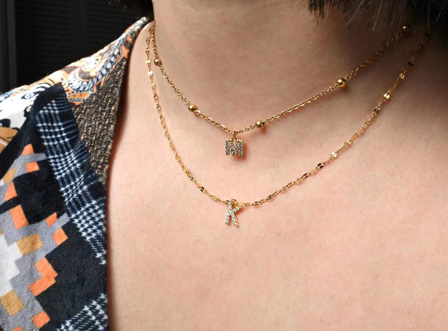 Diamond Initial Necklace