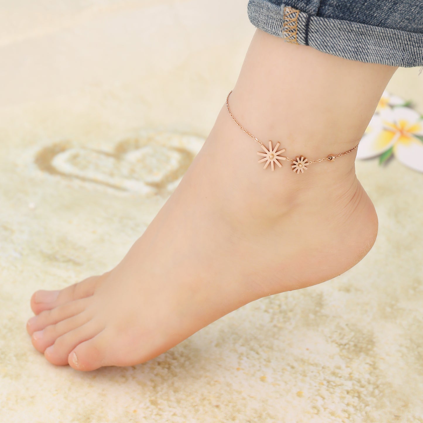 Flower Anklet
