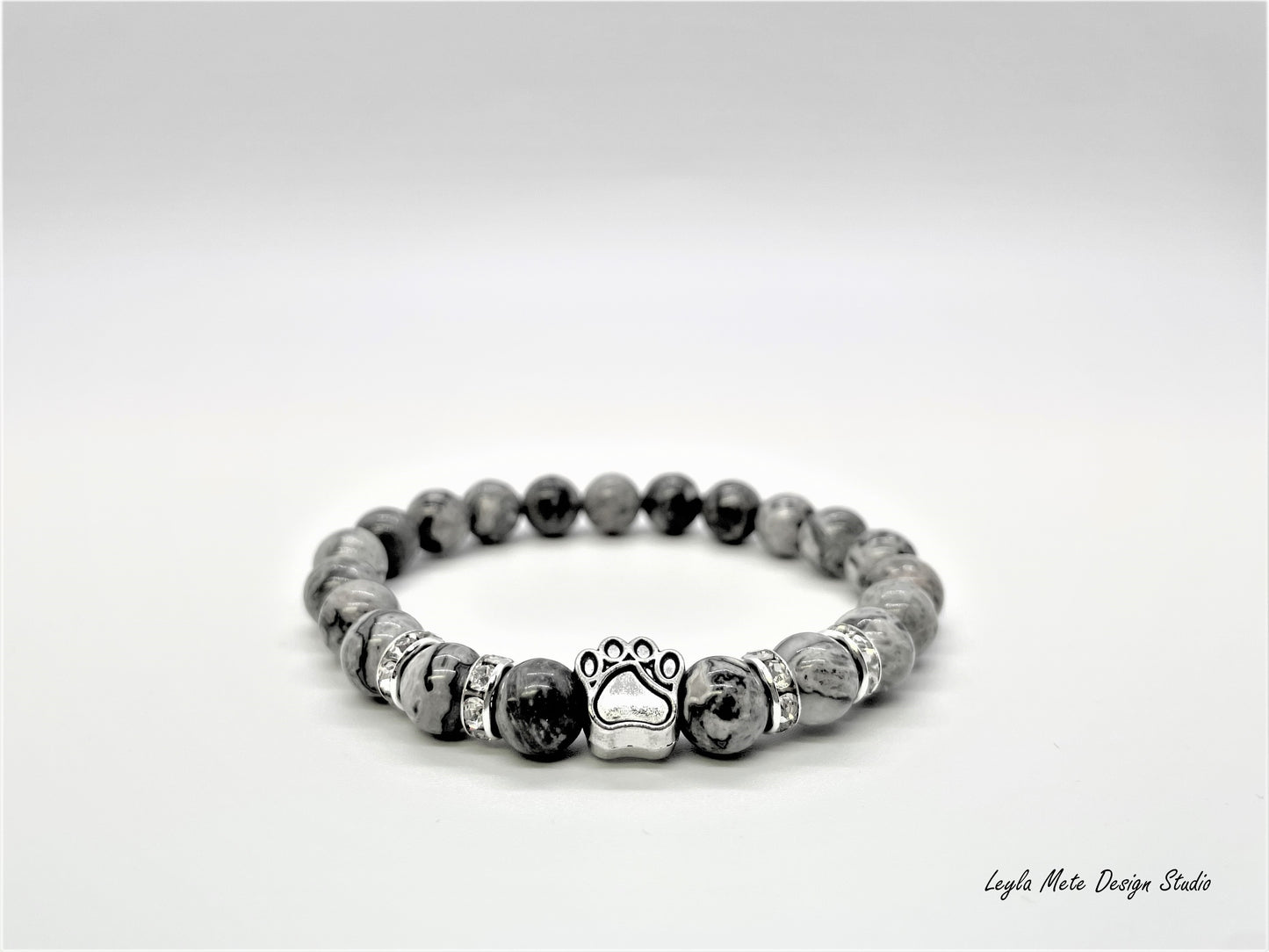 Paw Print Stretch Bracelet
