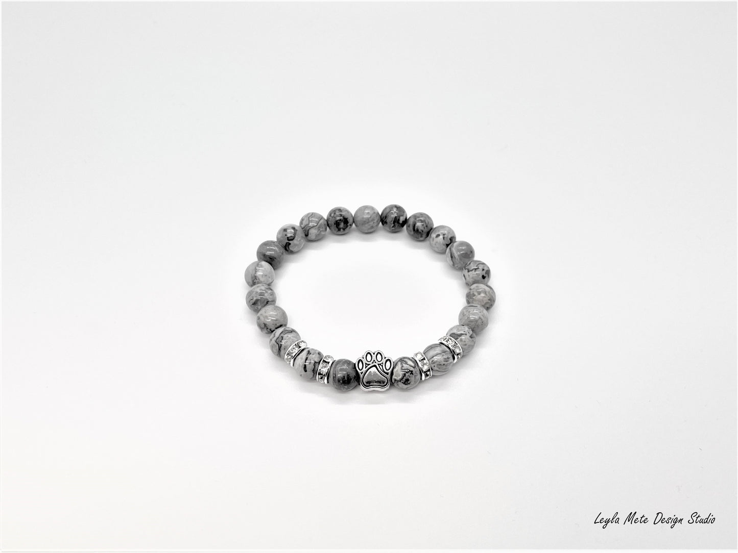 Paw Print Stretch Bracelet