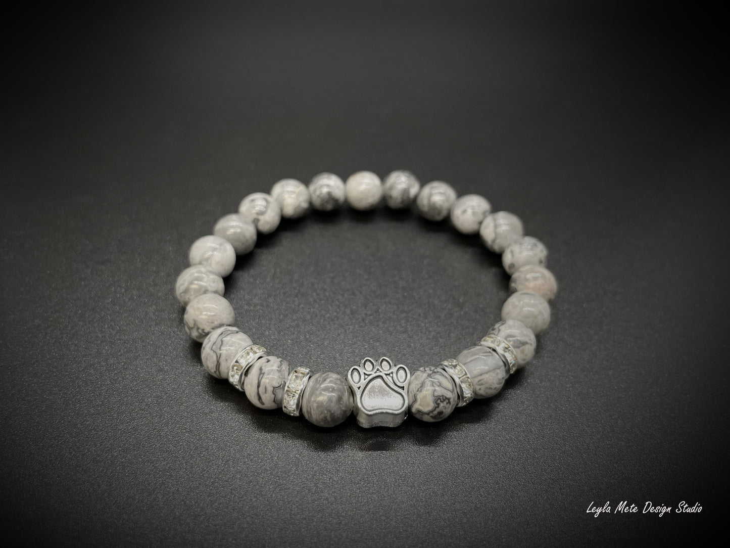 Paw Print Stretch Bracelet