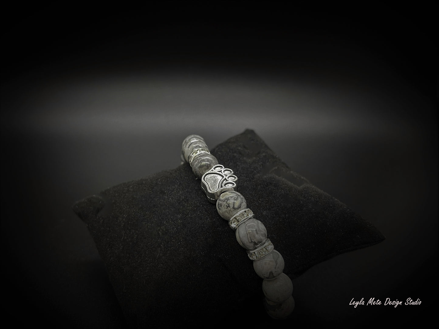 Paw Print Stretch Bracelet