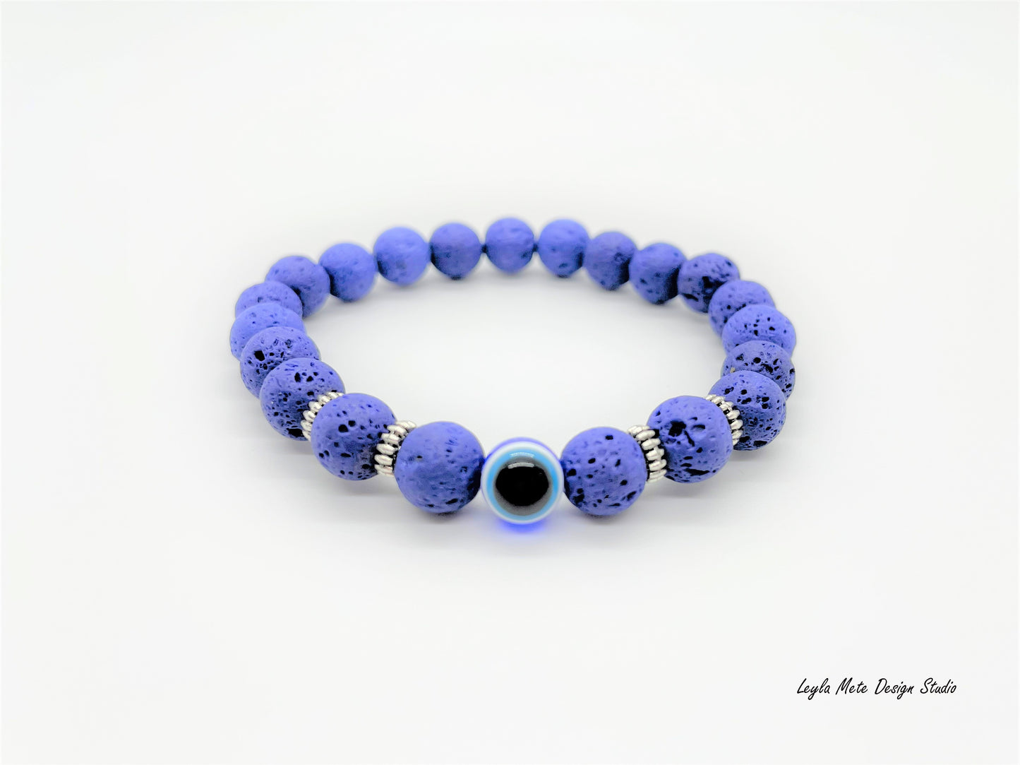 Evil Eye Natural Stone Bracelet