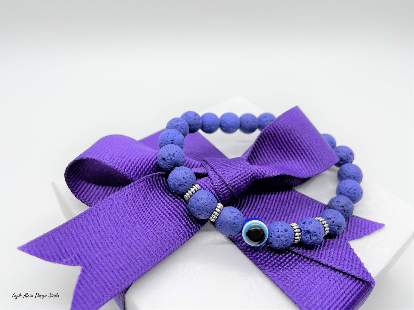 Evil Eye Natural Stone Bracelet