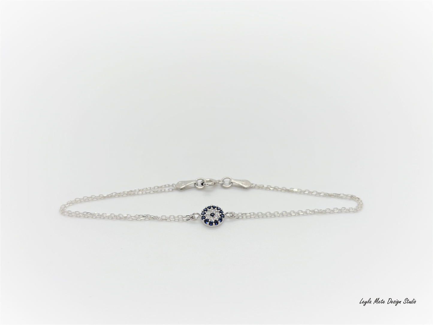 Duo Chain Evil Eye Bracelet