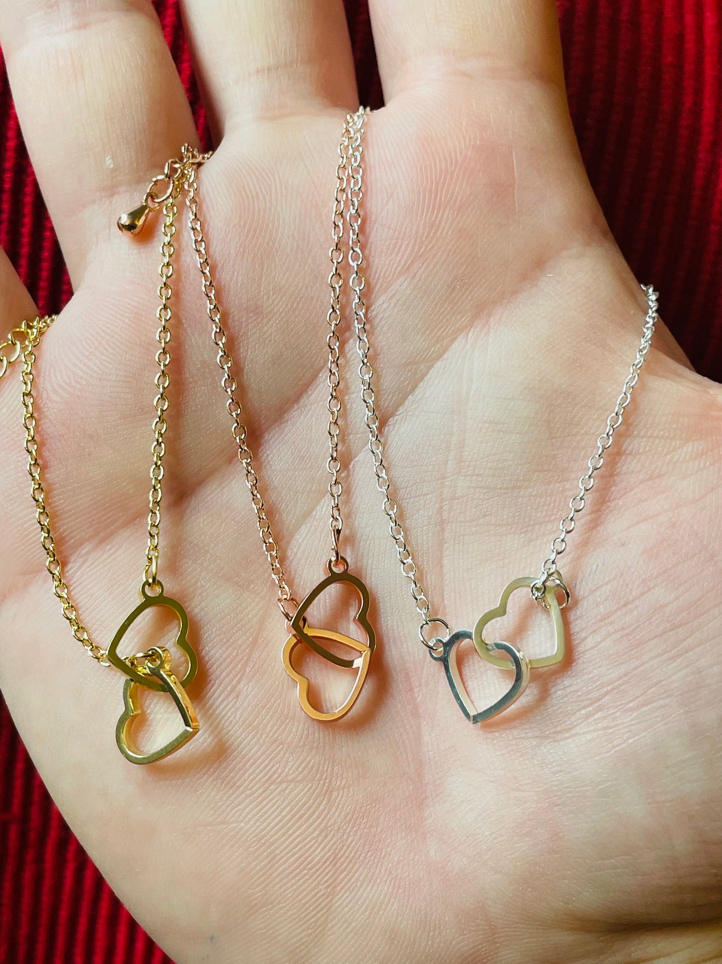 Interlocking Hearts Bracelet