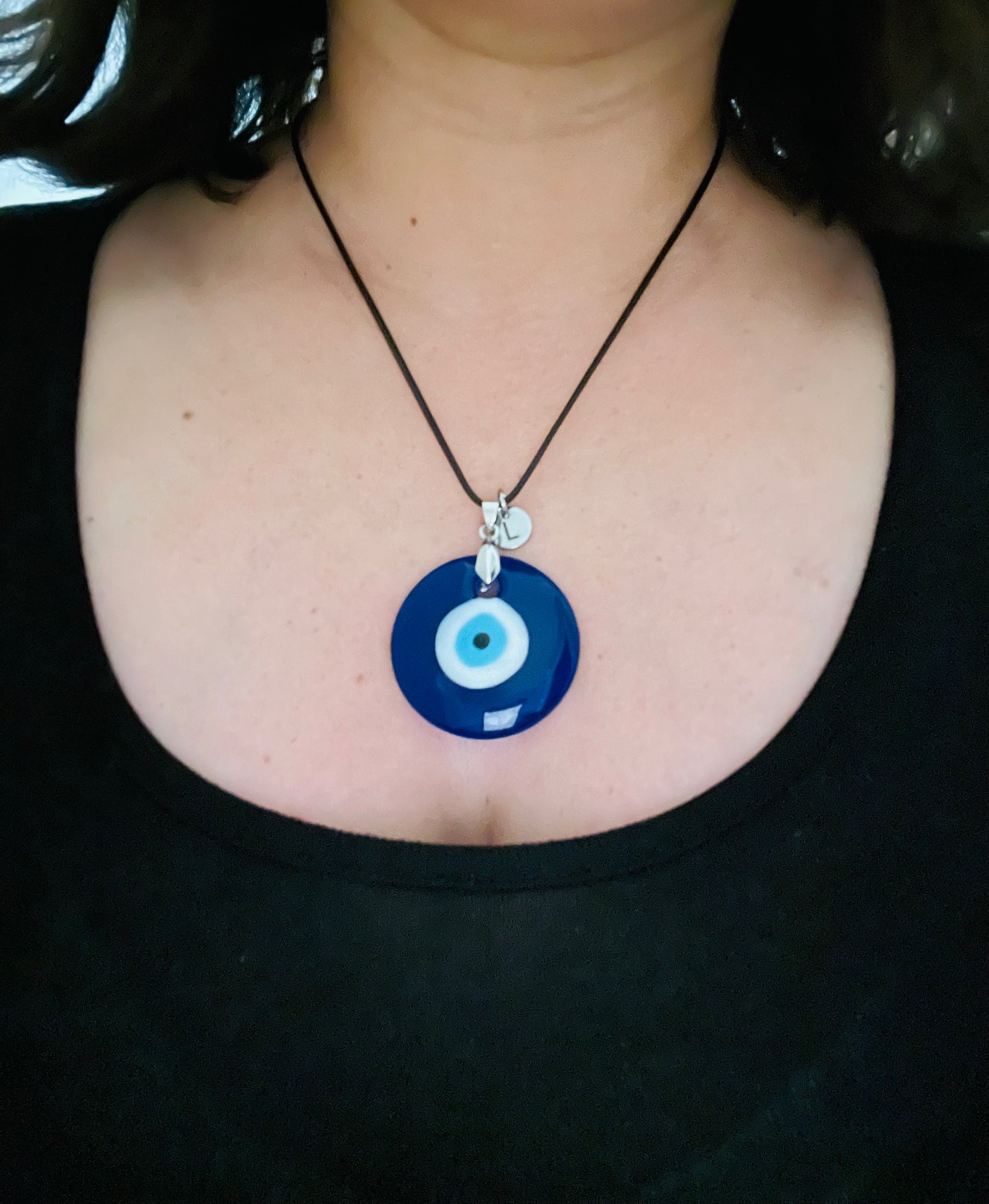 Glass Evil Eye Necklace