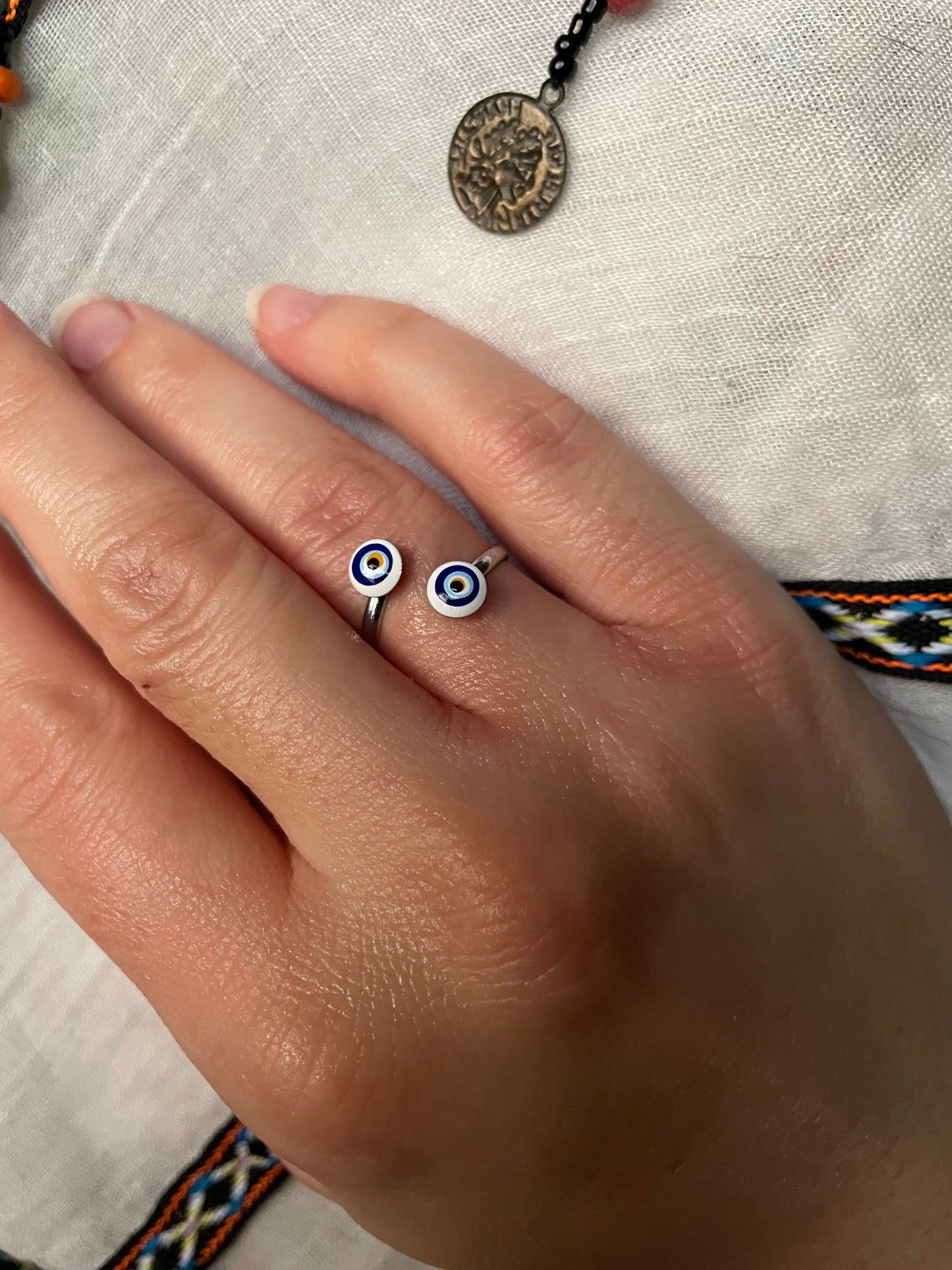 Evil Eye Wrap Ring
