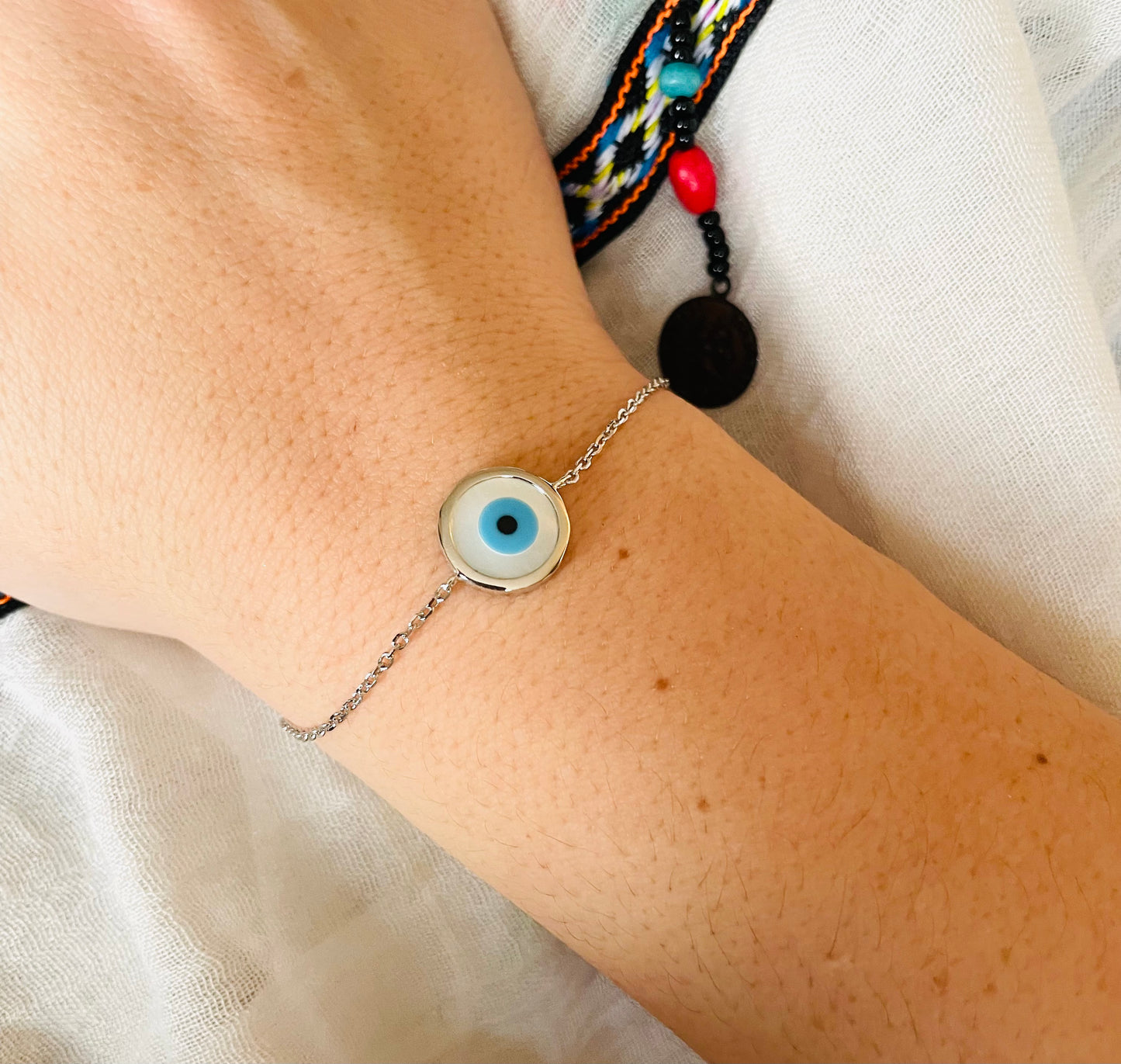 Pearl Eye Bracelet