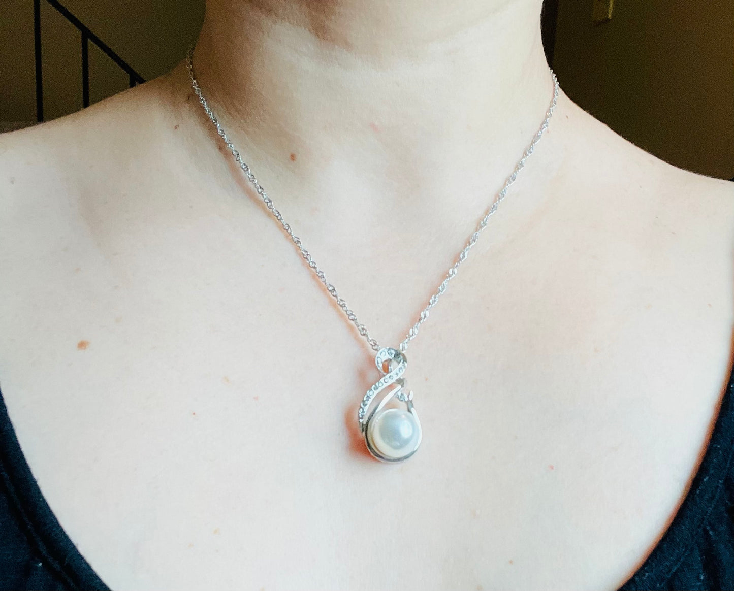 Treble Clef Pearl Jewelry Set