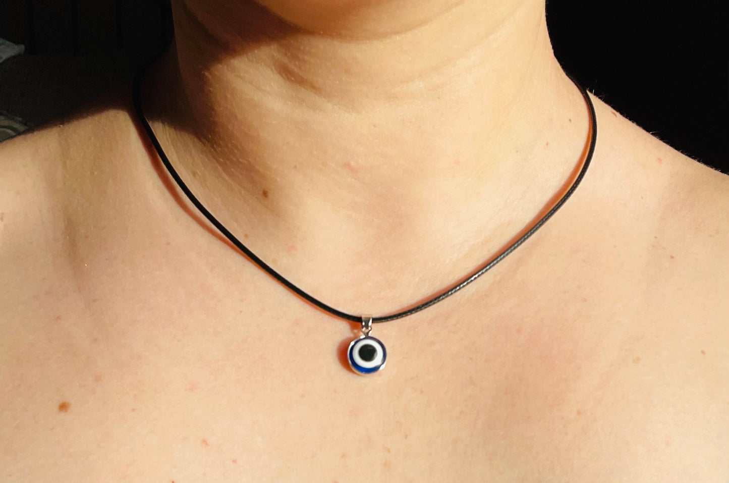 Black Evil Eye Necklace