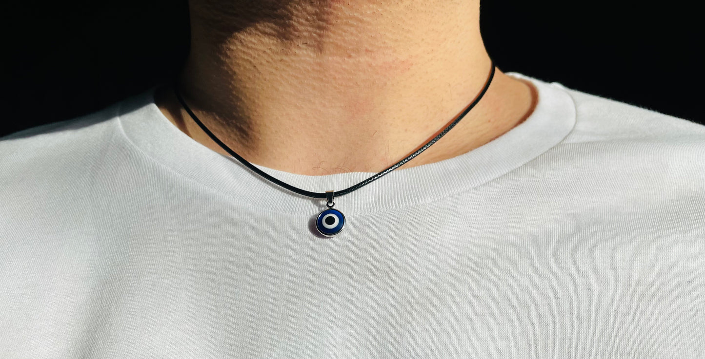 Black Evil Eye Necklace