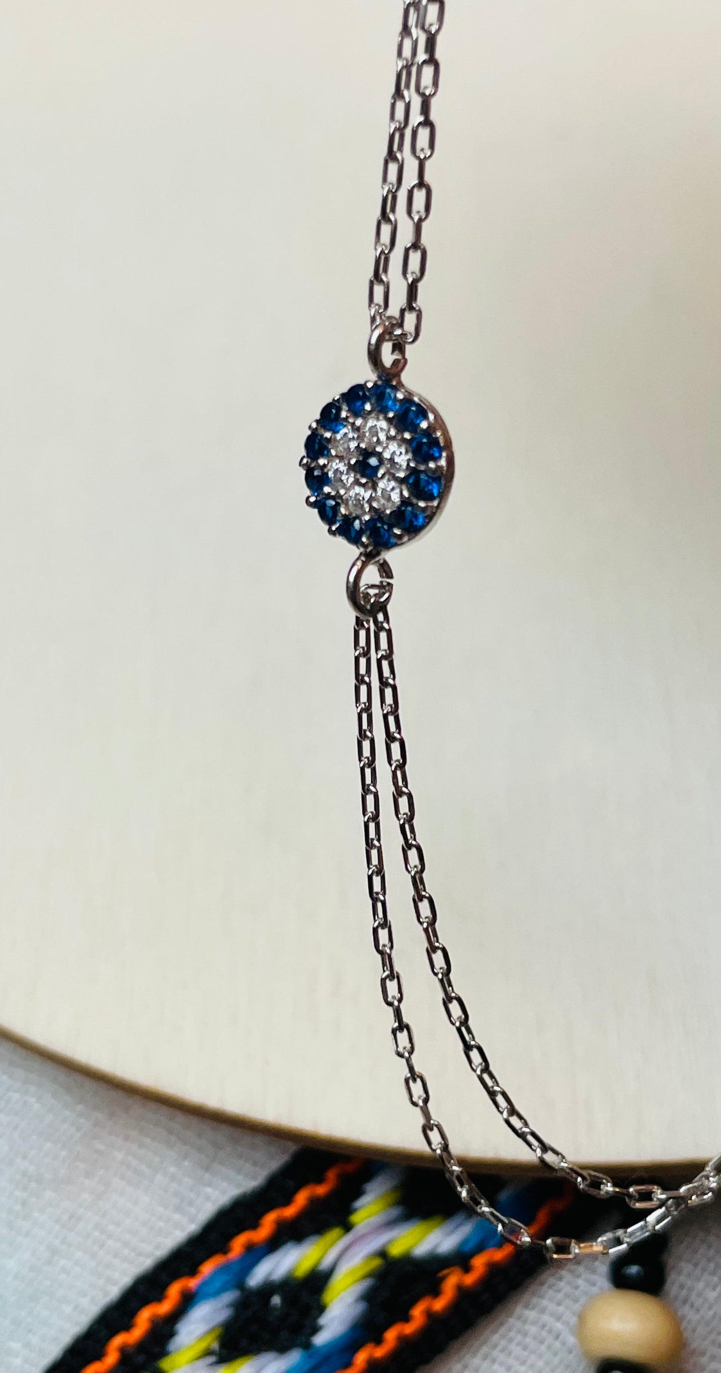 Duo Chain Evil Eye Bracelet