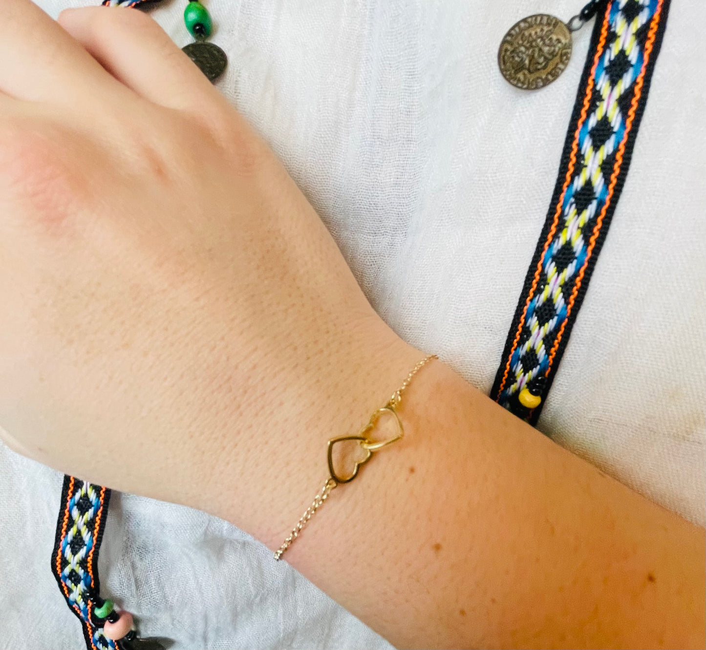 Interlocking Hearts Bracelet