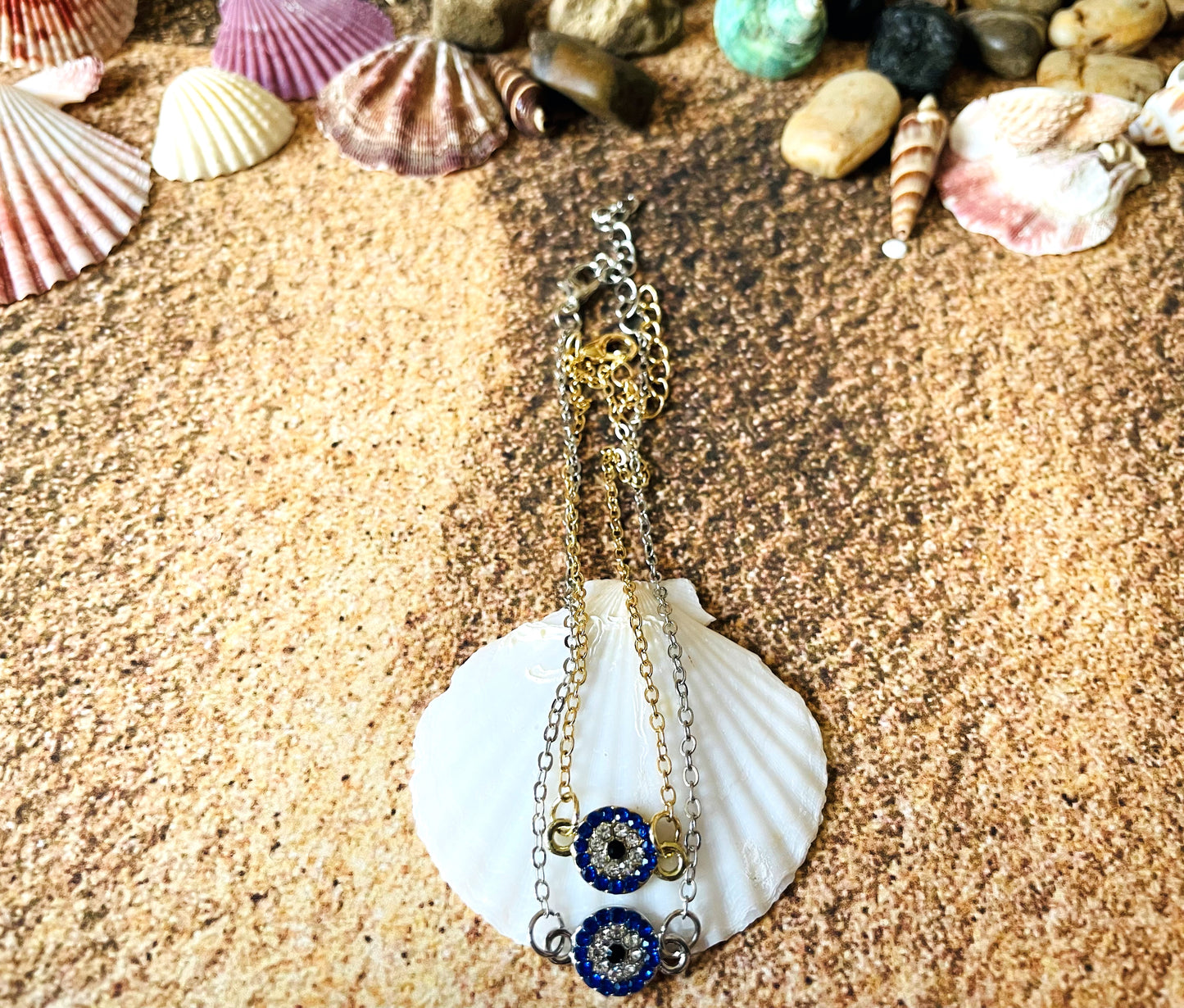 Diamond Round Eye Anklet