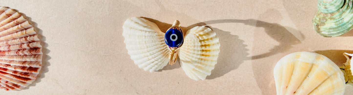 Evil Eye Wire Ring