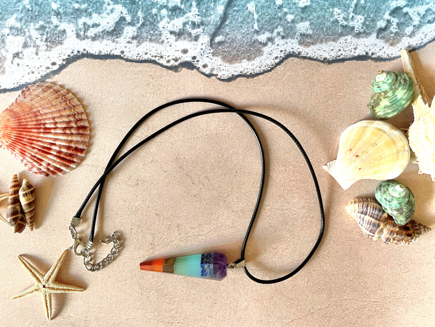 Chakra Cone Necklace