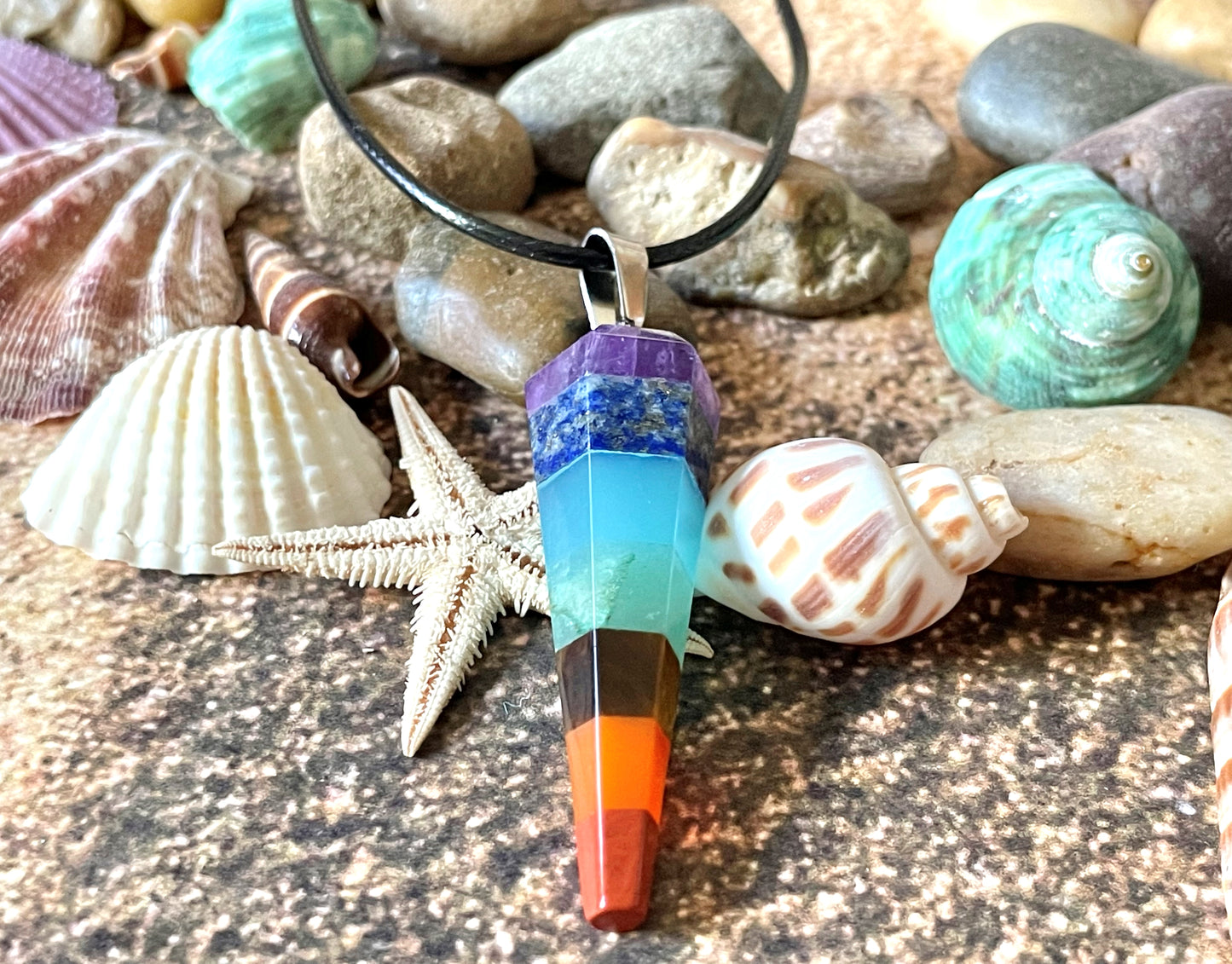 Chakra Cone Necklace
