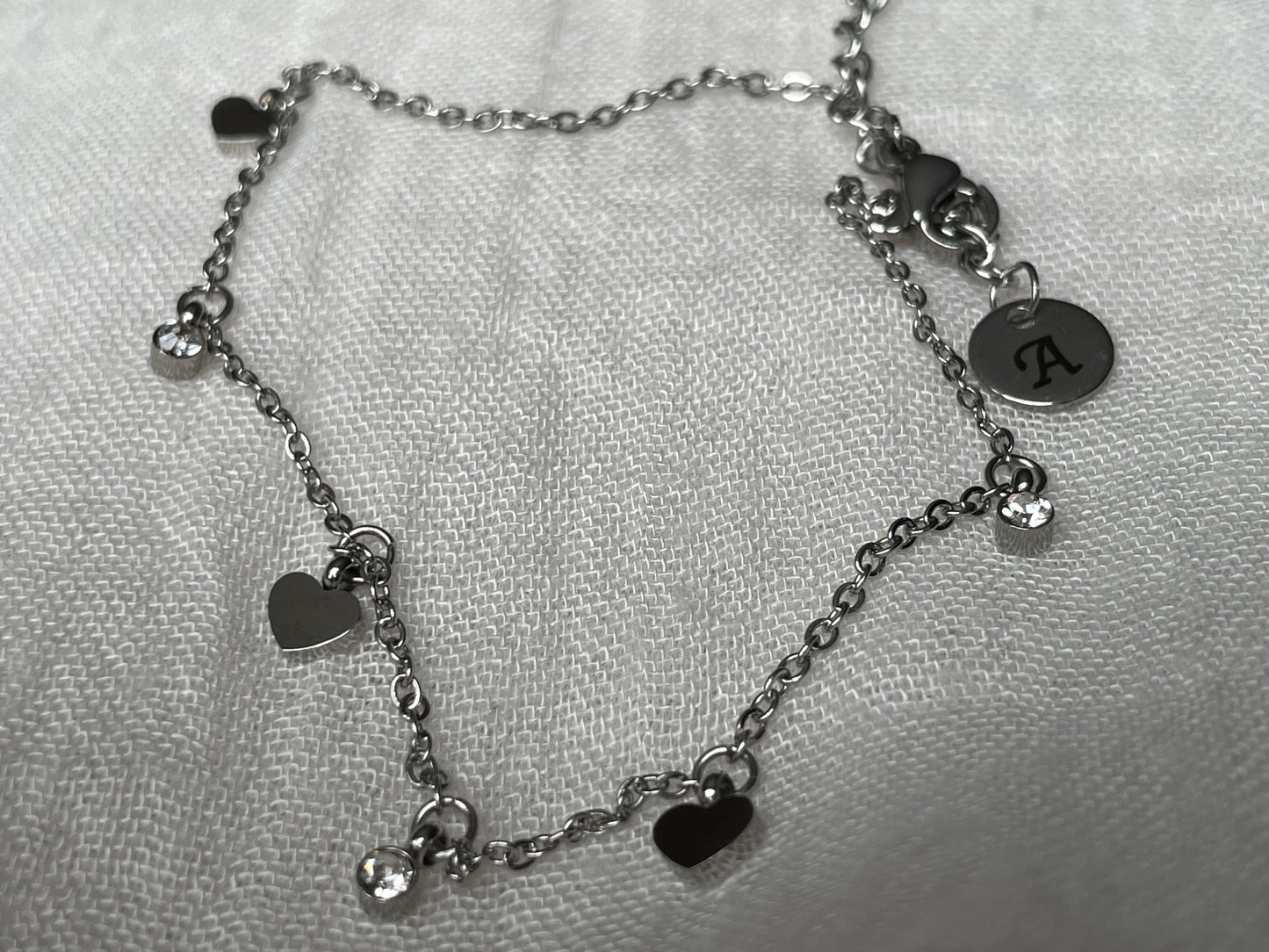 Diamond Heart Anklet