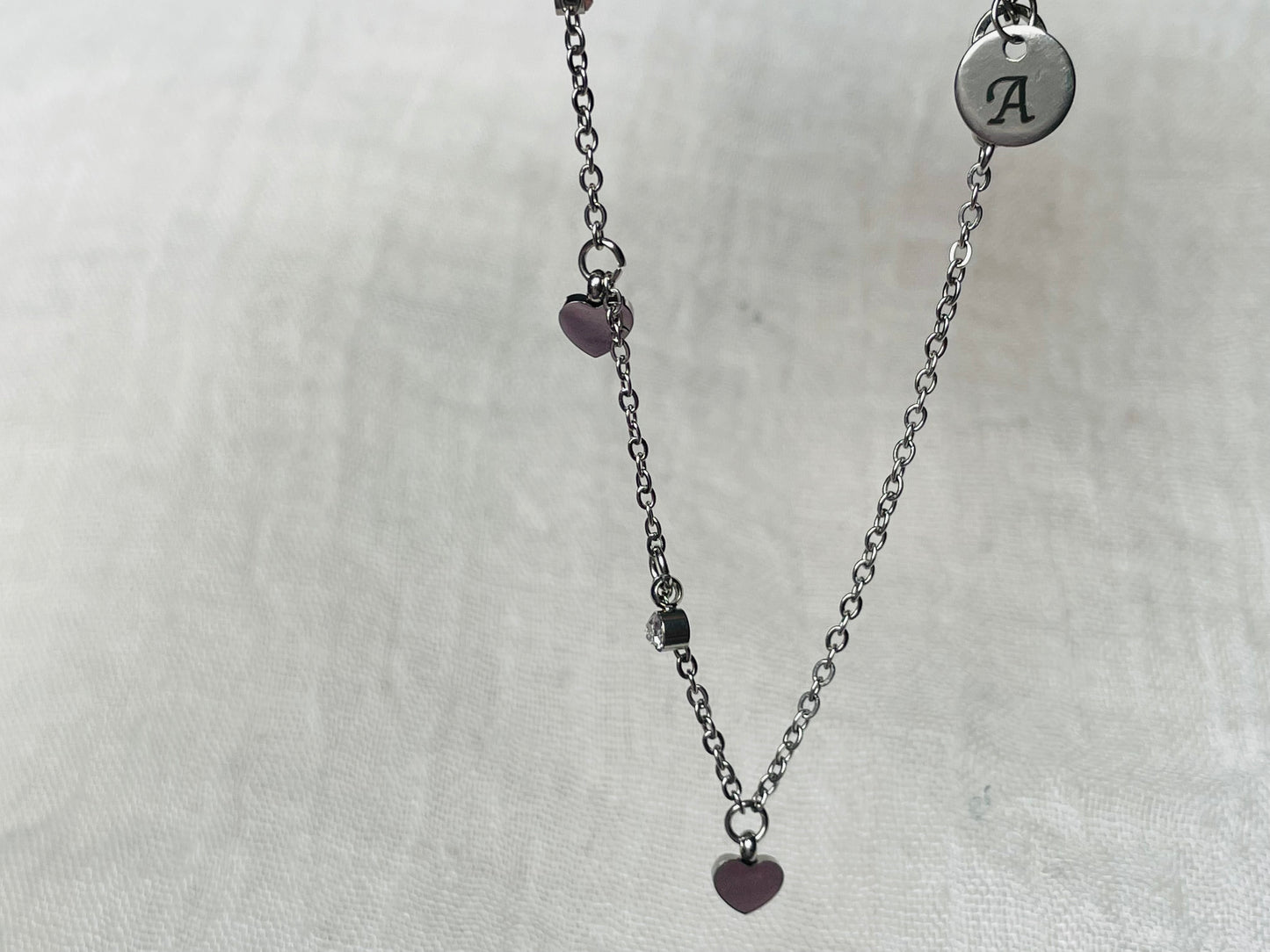 Diamond Heart Anklet