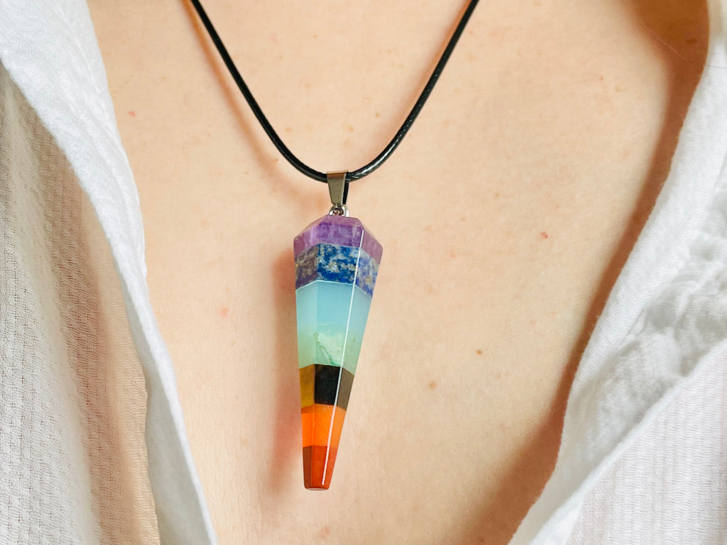 Chakra Cone Necklace