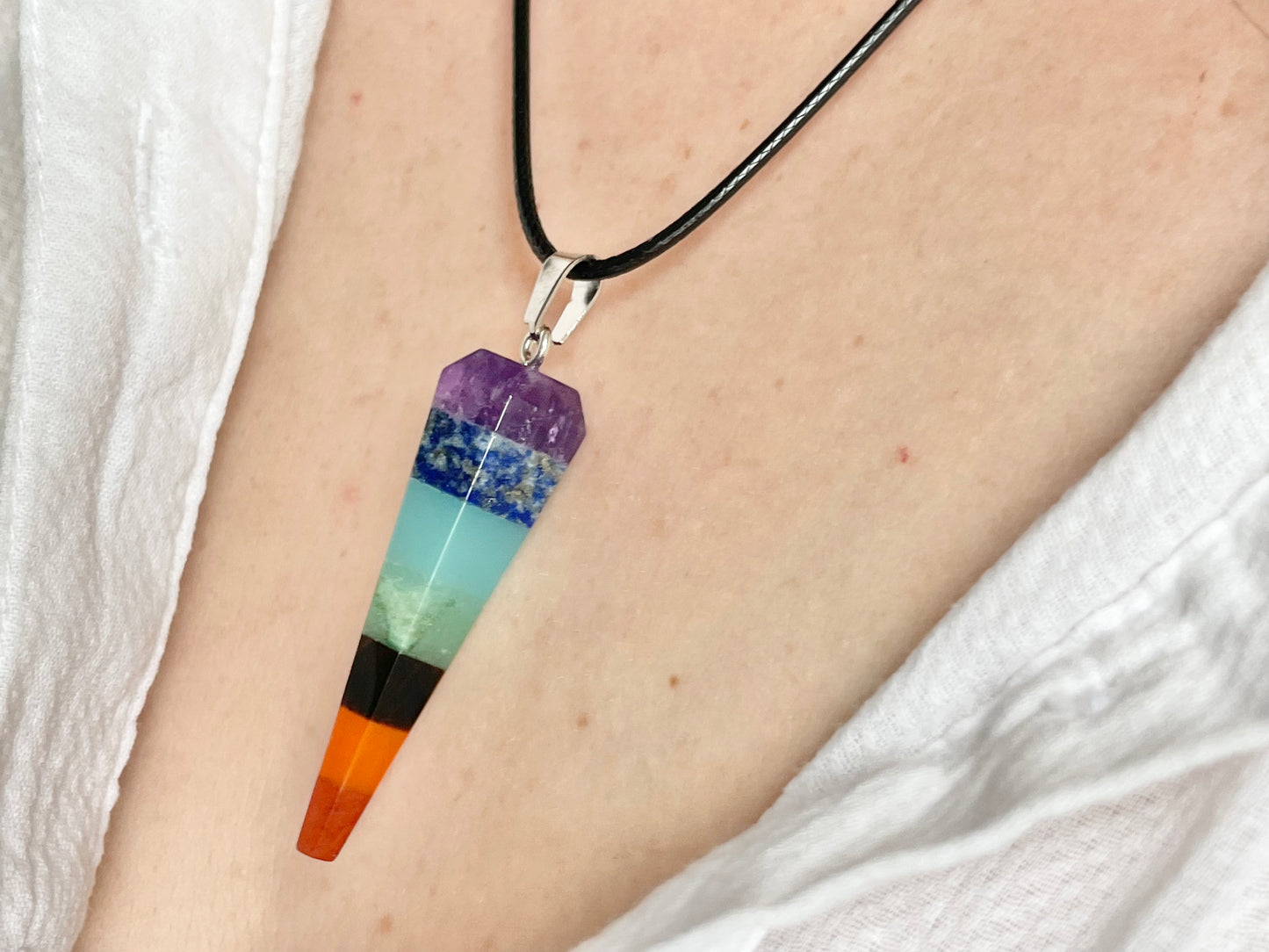 Chakra Cone Necklace