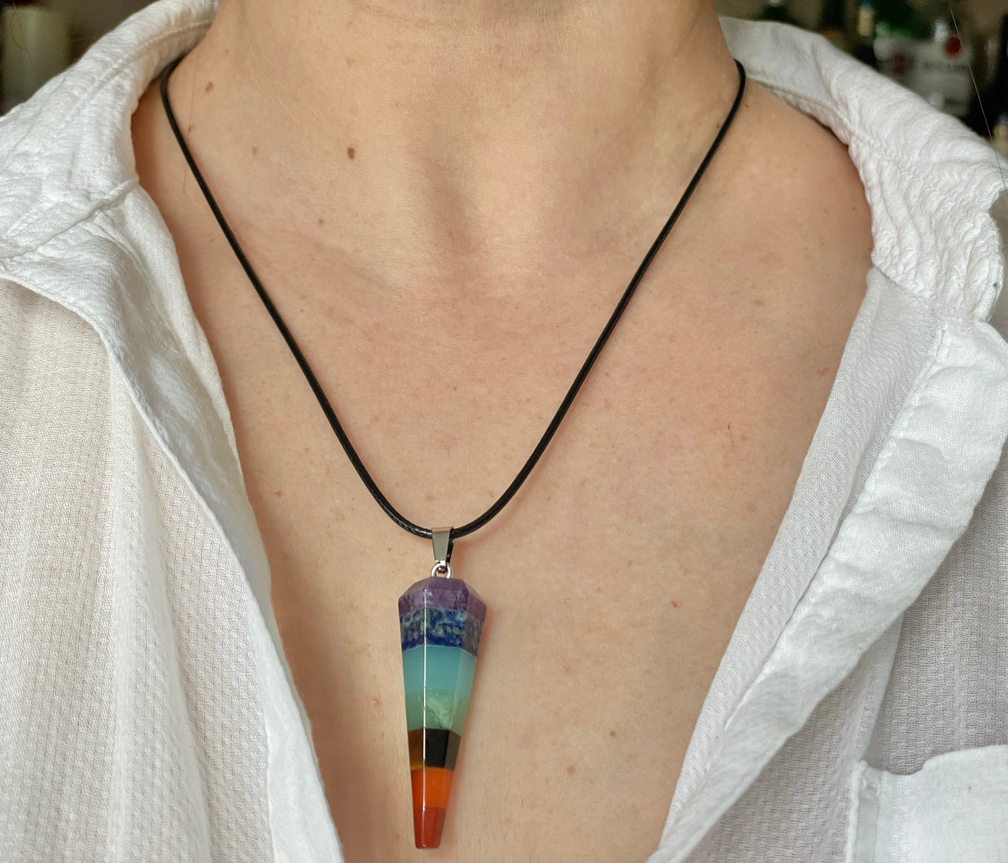 Chakra Cone Necklace