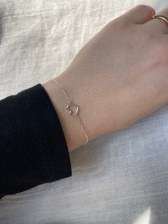 Silver Heart Bracelet
