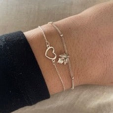 Silver Heart Bracelet