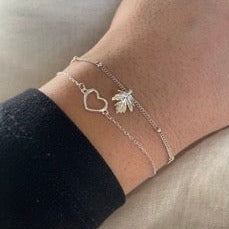 Silver Heart Bracelet