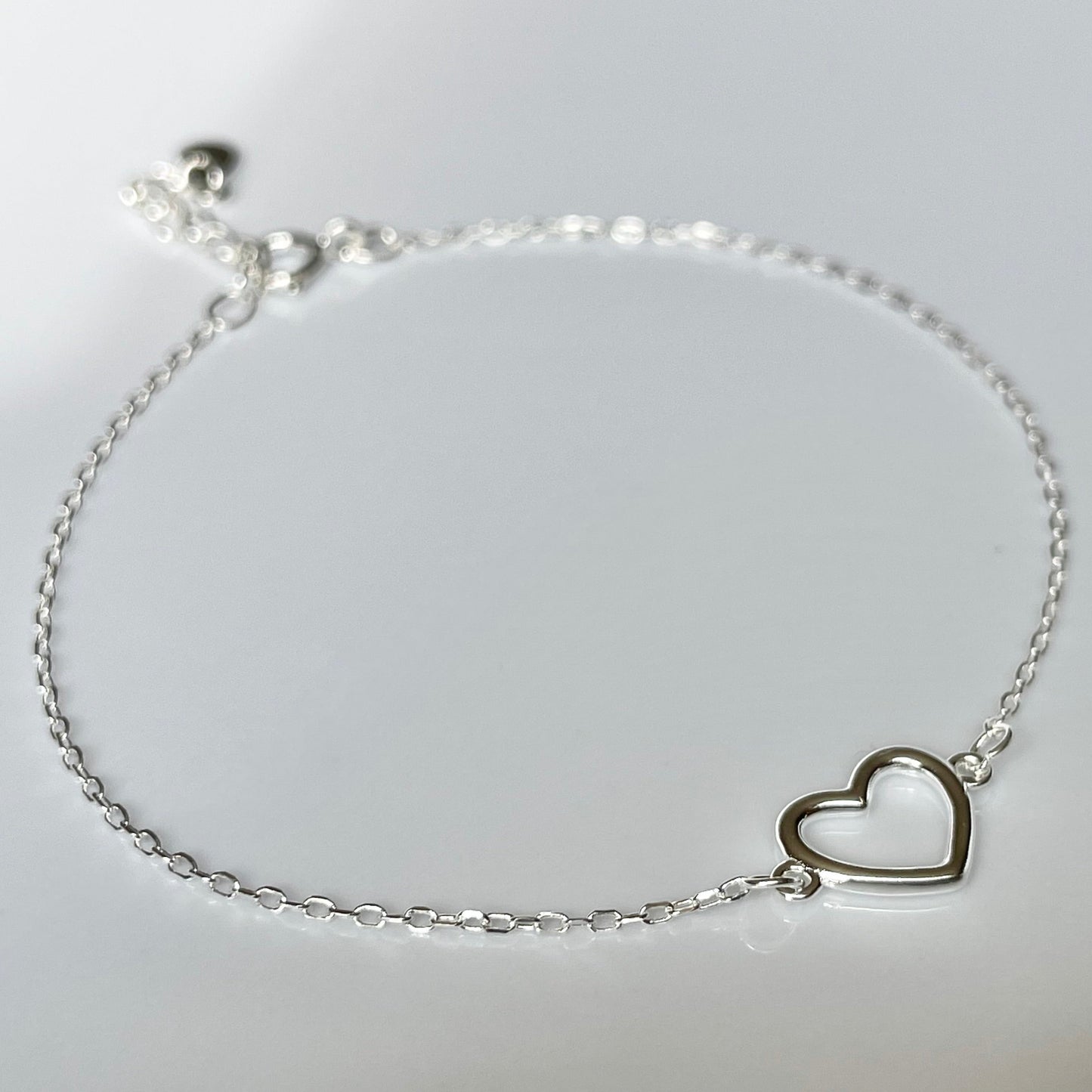 Silver Heart Bracelet