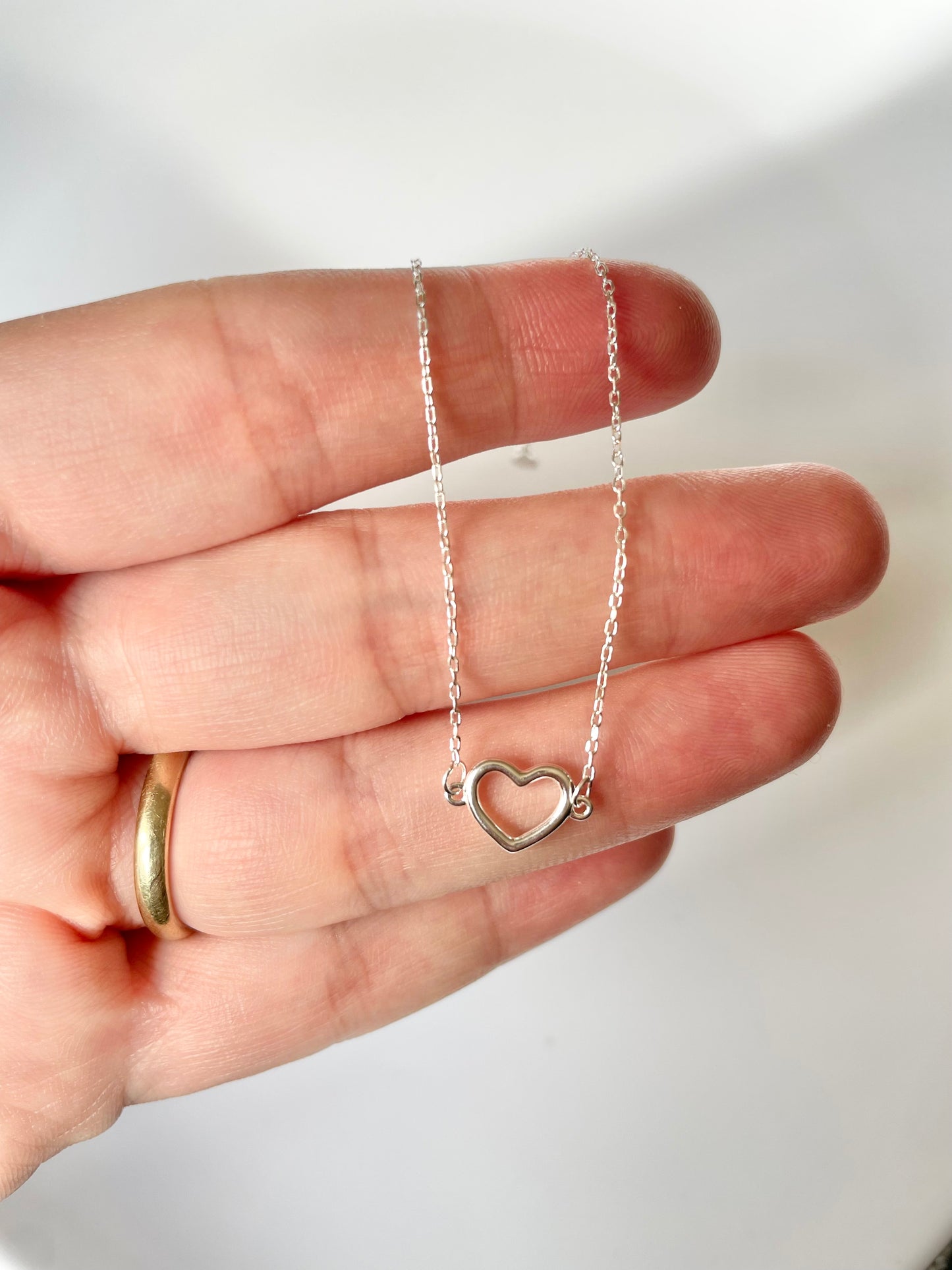 Silver Heart Bracelet