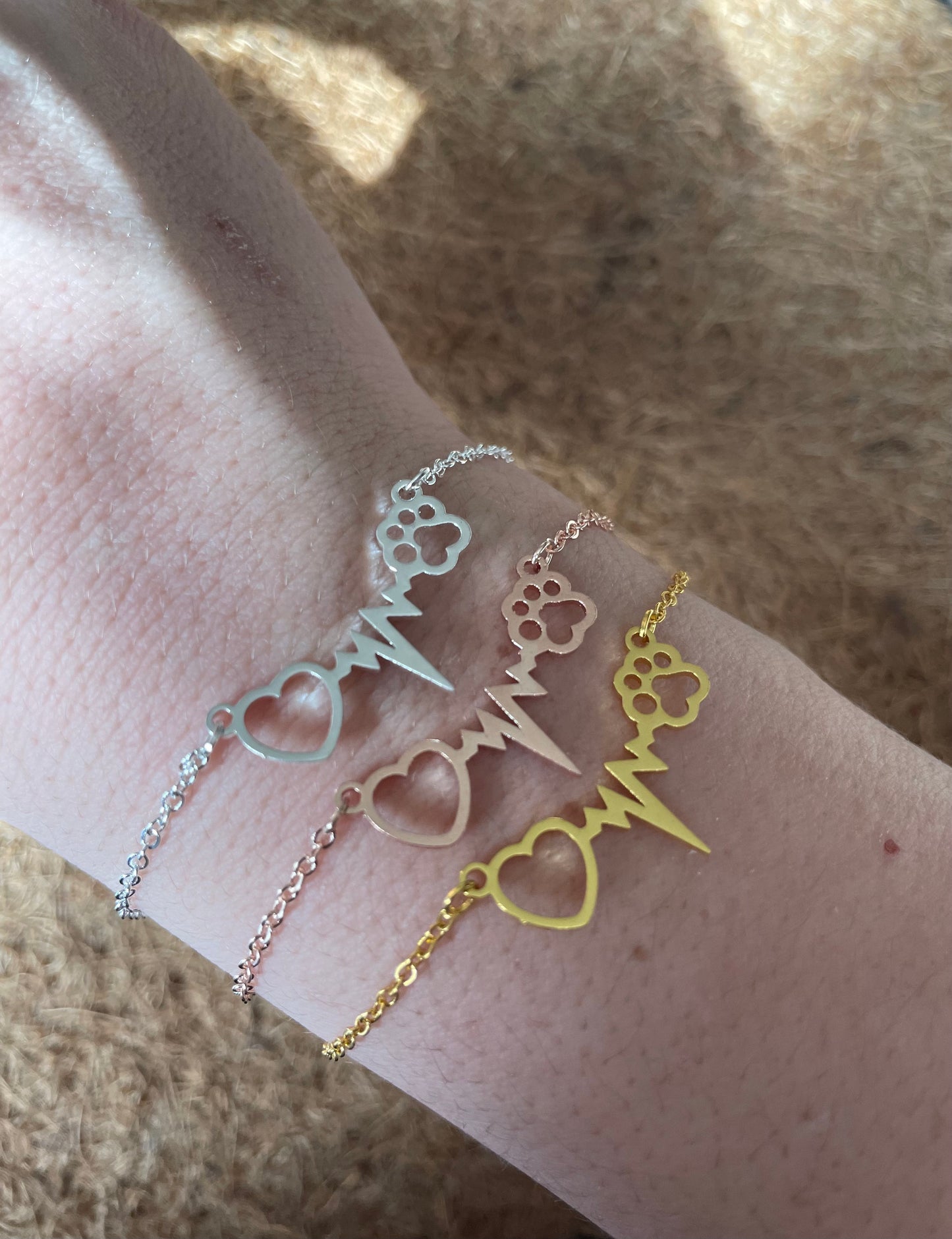 Paw Print Bracelet