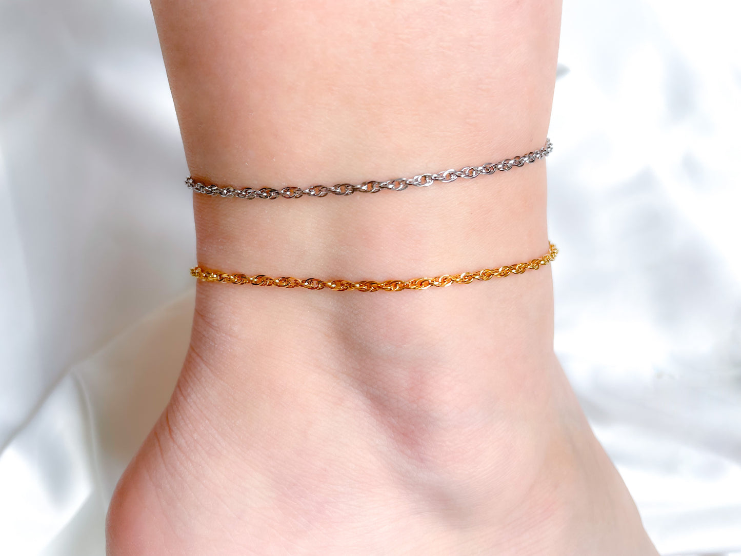 Twisted Chain Anklet